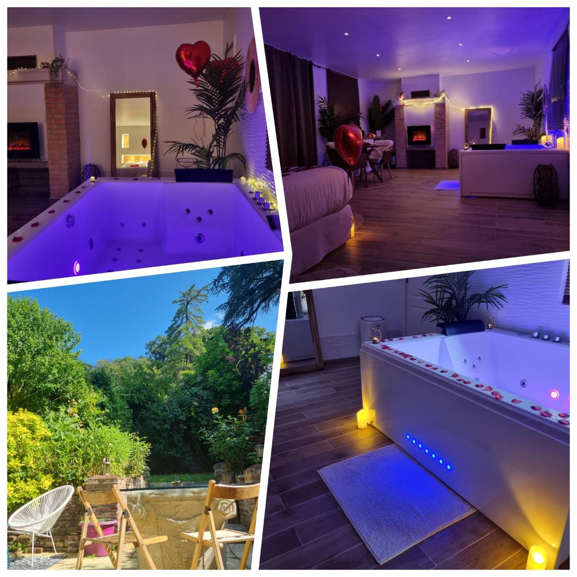 Suite De Charme Avec Jacuzzi Et Jardin Privatif Paris Au Calme 圣普里 外观 照片